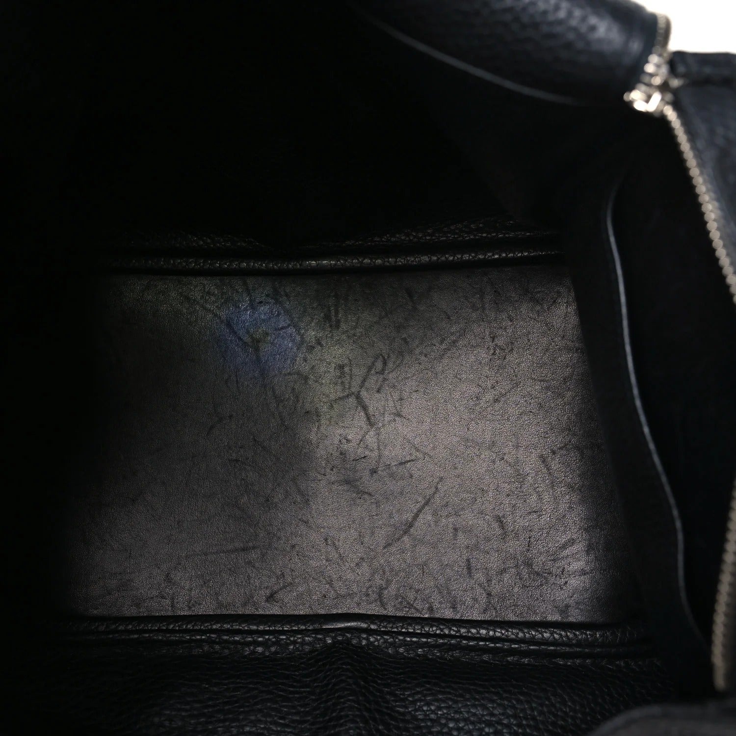 HERMES LINDY 34 BLACK TAURILLON CLEMENCE SILVER HARDWARE