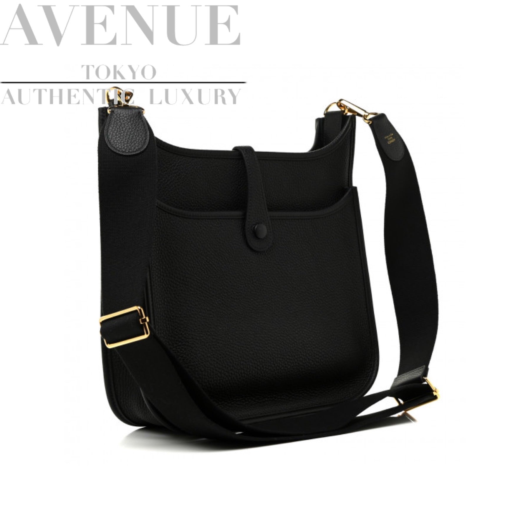 新品未使用】エルメス エヴリン PM ブラック トリヨンクレマンス ゴールド金具 エブリン ショルダーバッグ HERMES EVELYNE |  AVENUE TOKYO