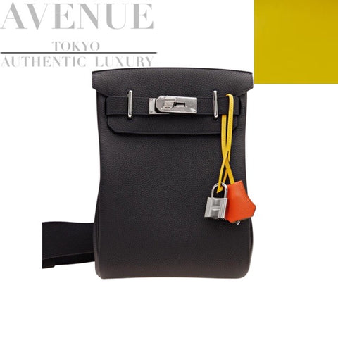 Almost new] 2023 Hermes Kelly Akkado PM Cavan Jaune Naple Fu Togo Sil