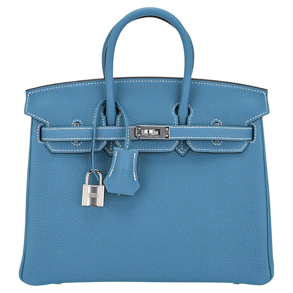 エルメス バーキン 25 New Bleu Jean トゴ シルバー金具 HERMES BIRKIN 25 NEW BLEU JEAN TOGO SILVER HARDWARE