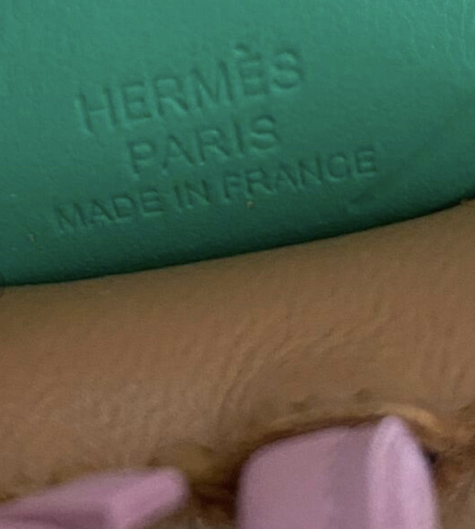 Shortest same day shipping [New unused] Made in 2022 Hermes Pegasus Rodeo Charm PM Chai Mauve Silvestre Mint Anyo Milo Lambskin Grigri HERMES MILO LAMBSKIN GRIGRI RODEO PEGASE HORSE BAG CHARM PM CHAI MAUVE SYLVESTRE MENTHE