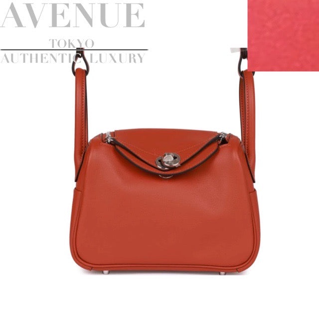 Hermes Mini Lindy Rose Sakura Swift