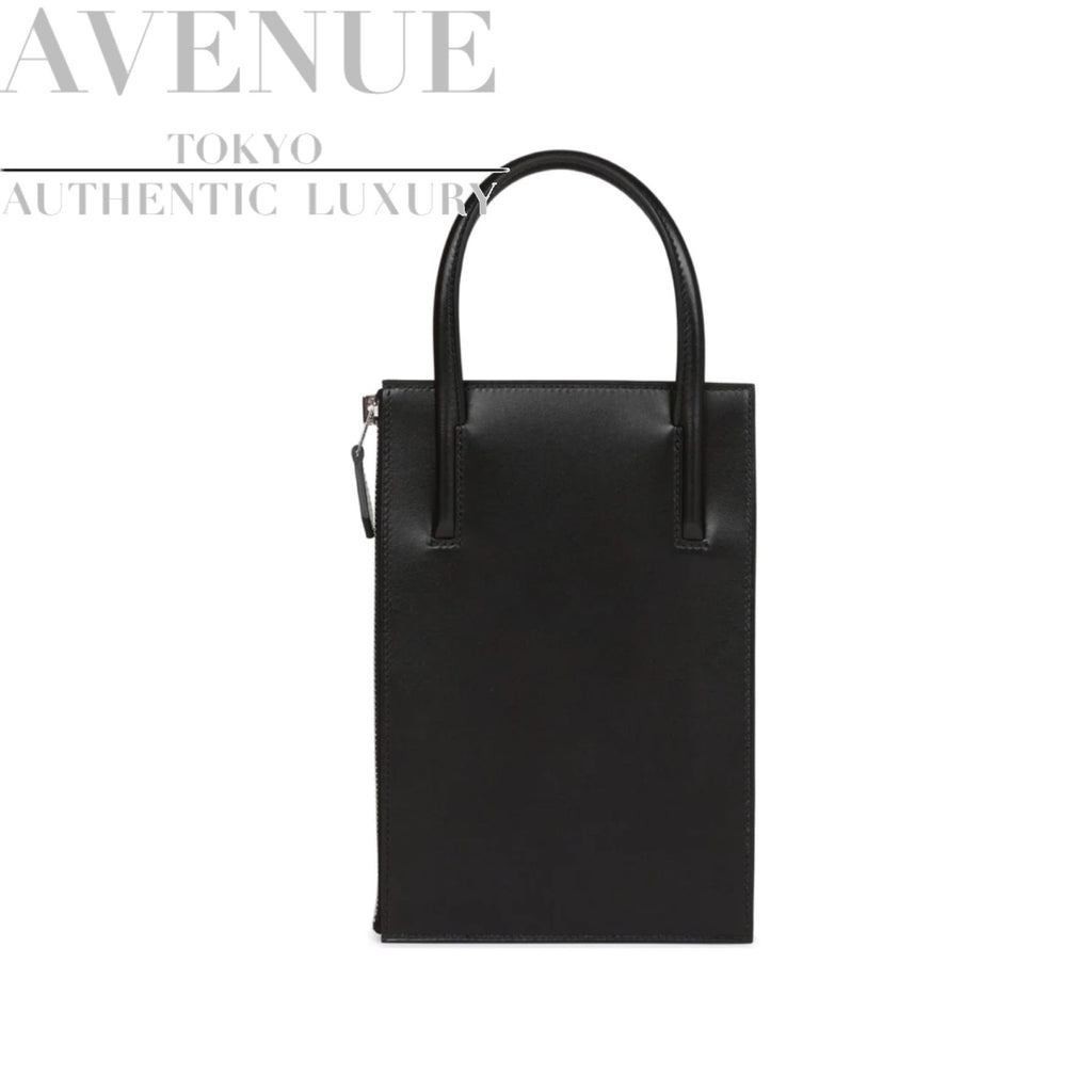 [New unused] 2022 Hermes Cadena bag black Tadelact silver hardware handbag HERMES CADENA BAG BLACK TADELAKT SILVER HARDWARE